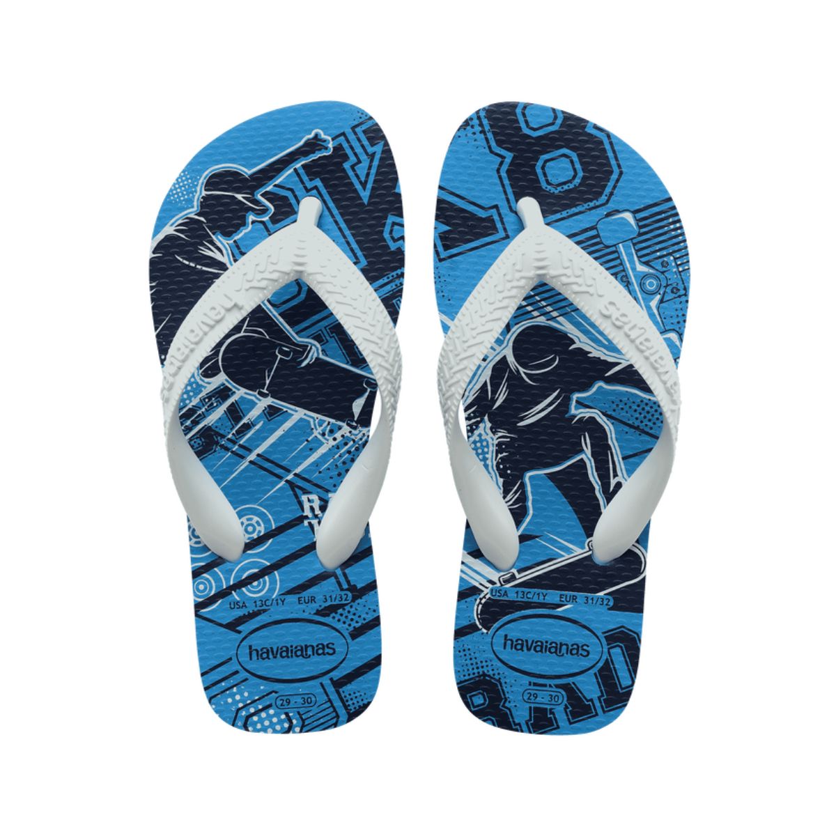 Chinelo Infantil Menino Havaianas Top Kids Athletic Azul 25/26