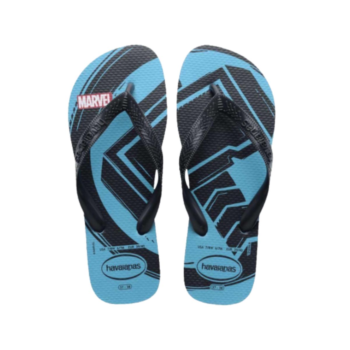 Chinelo Infantil Menino Top Marvel LGM Havaiana 25 26 Azul