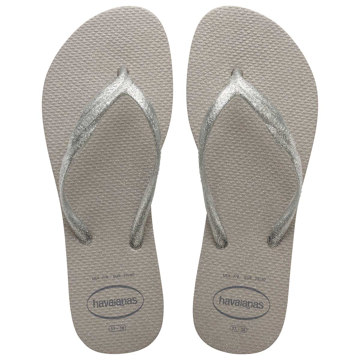 Chinelo Havaianas Feminino Cinza Gelo 35/36