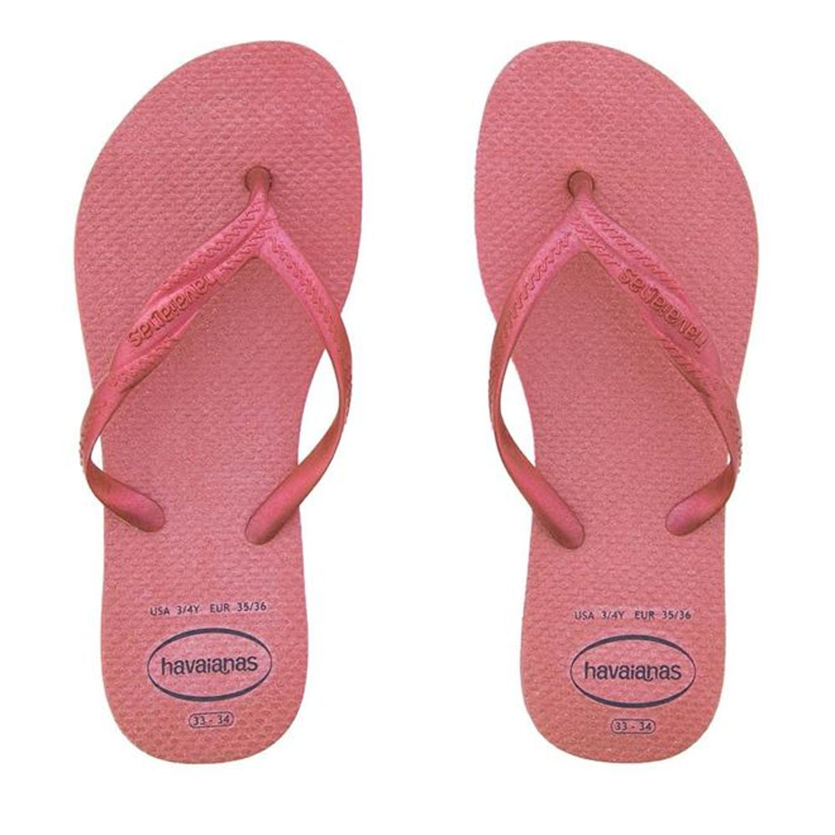 Chinelo Havaianas Feminino Fantas Gloss Pink Número 35/36