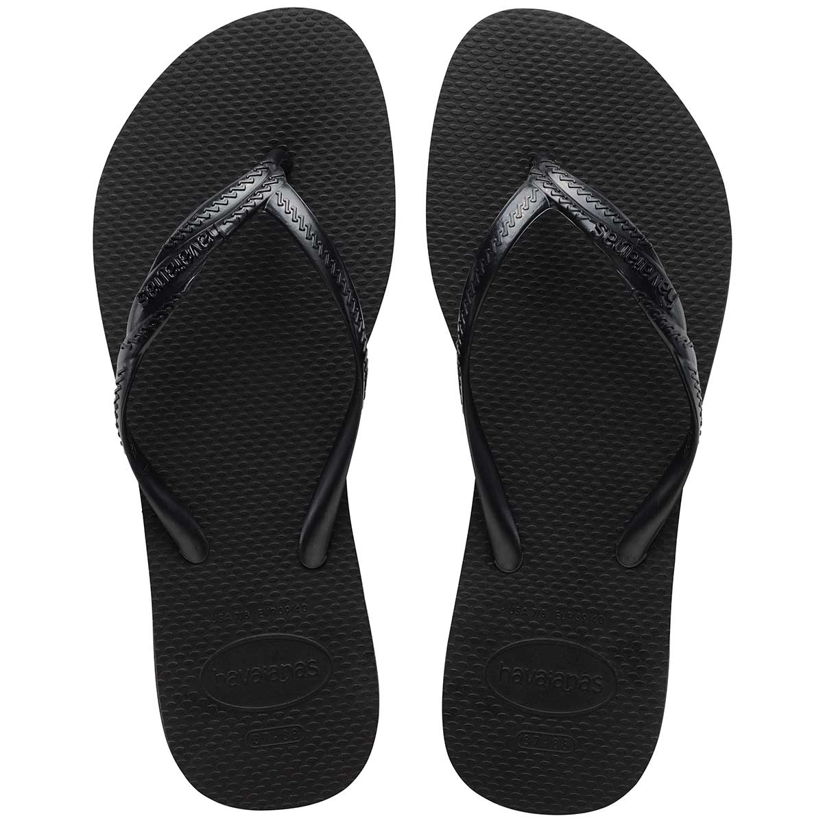 Chinelo Havaianas Feminino Preto 35/36