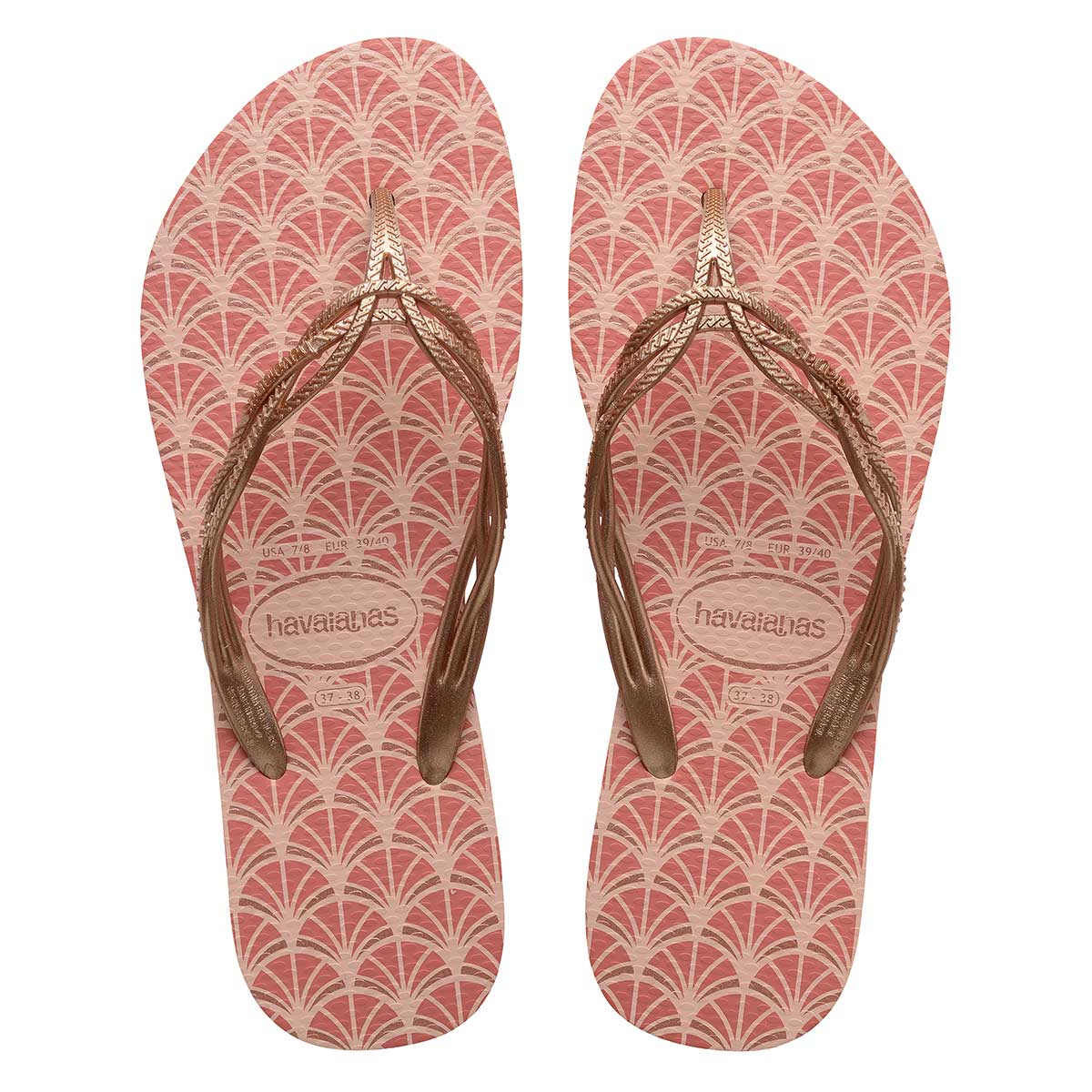 Chinelo Havaianas Feminino Rosa Ballet 37/38