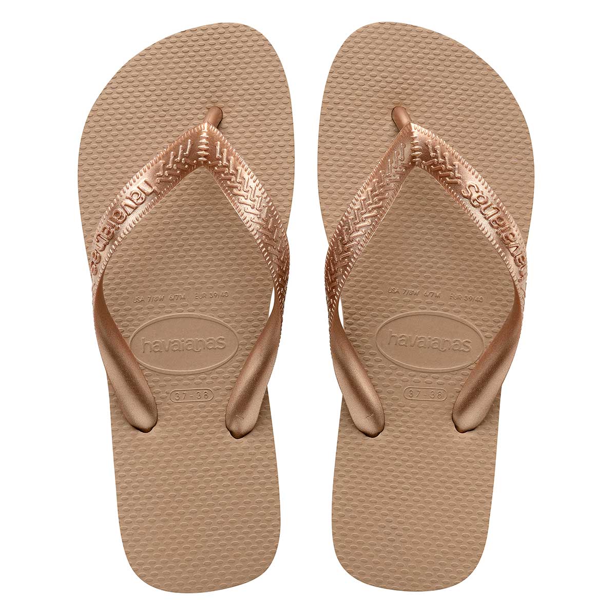 Chinelo Havaianas Feminino Rose Gold 37/38