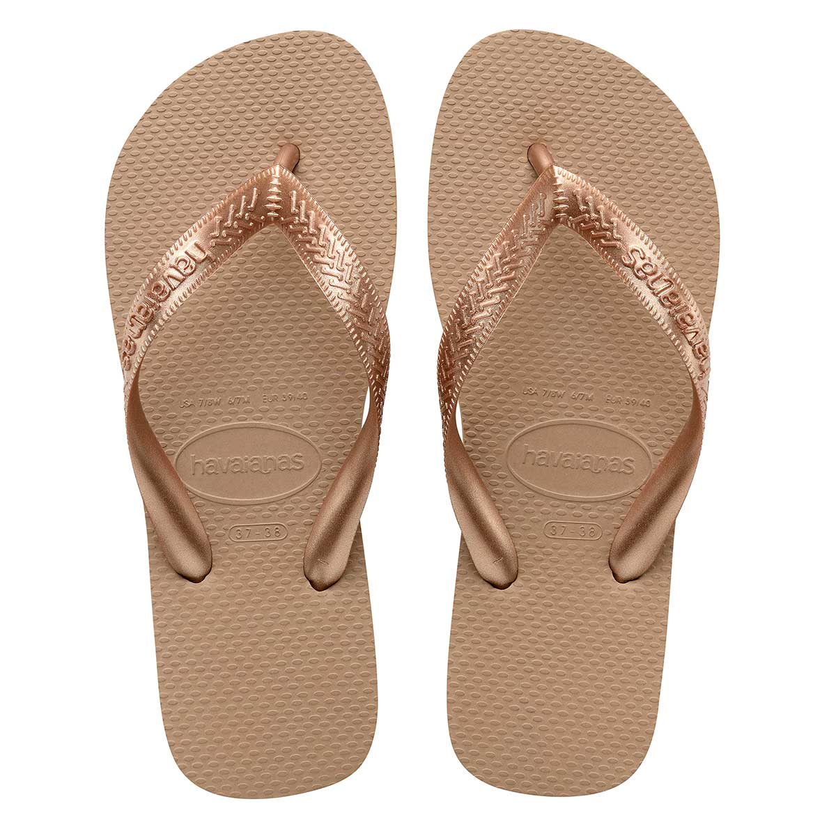 Chinelo Havaianas Feminino Rose Gold 39/40