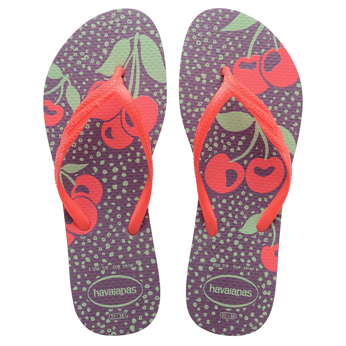 Chinelo Havaianas Feminino Roxo Iris 35/36