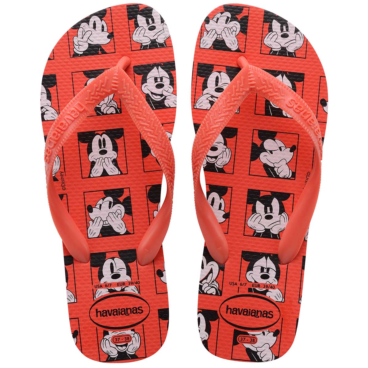 Chinelo Havaianas Feminino Vermelho Crush 35/36