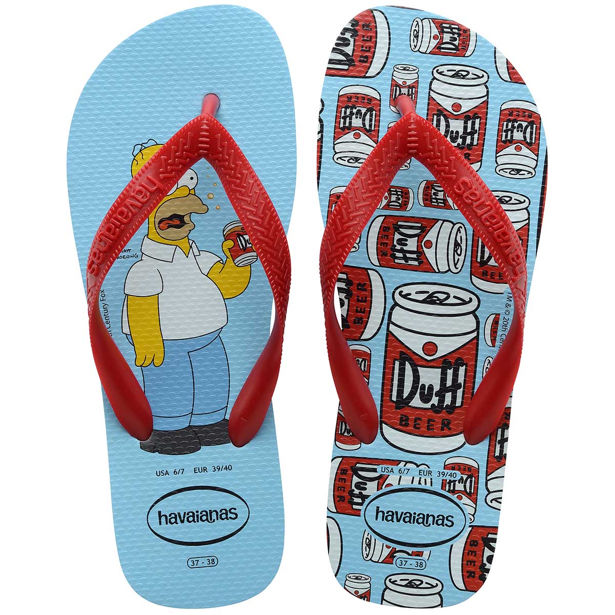 Chinelo Havaianas Masculino Azul Water 39/40