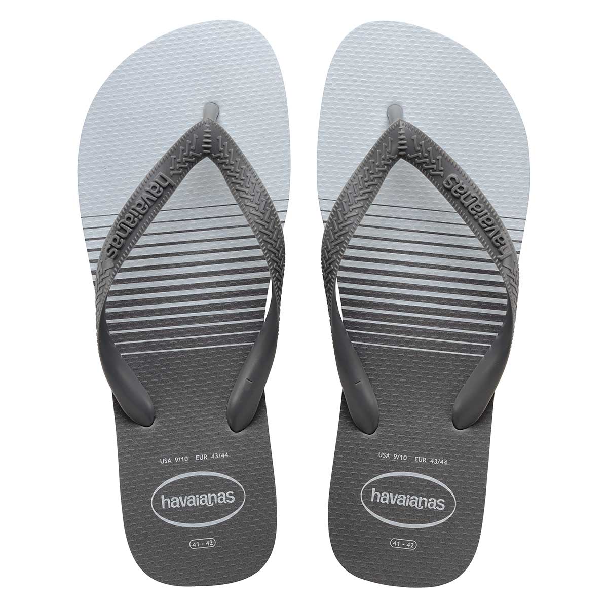 Chinelo Havaianas Masculino Cinza Aço 39/40