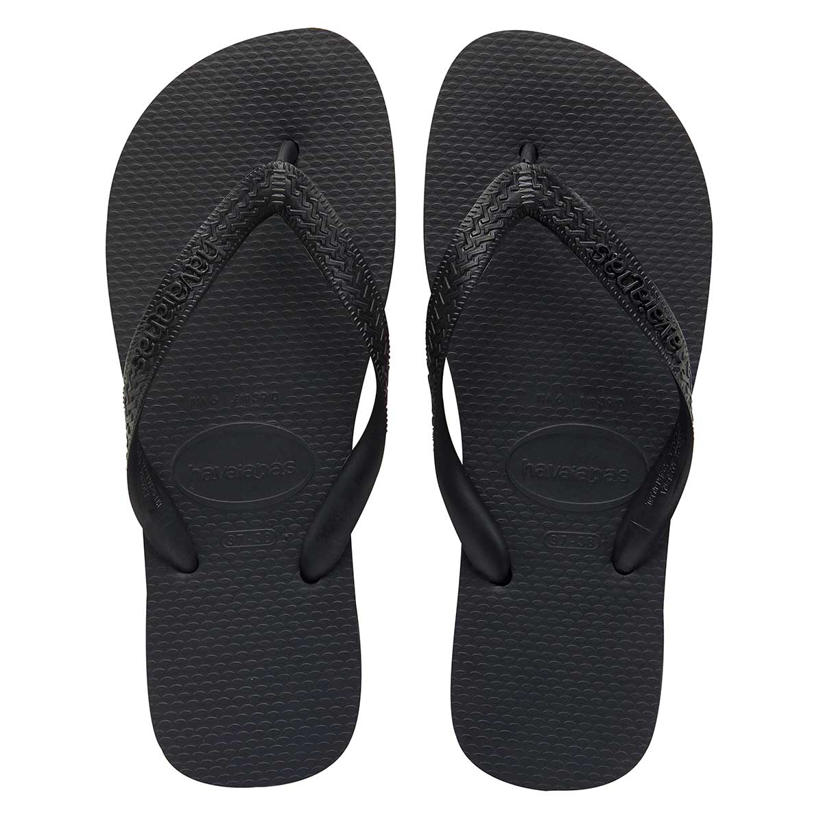 Chinelo Havaianas Unissex Top Preto 41 e 42