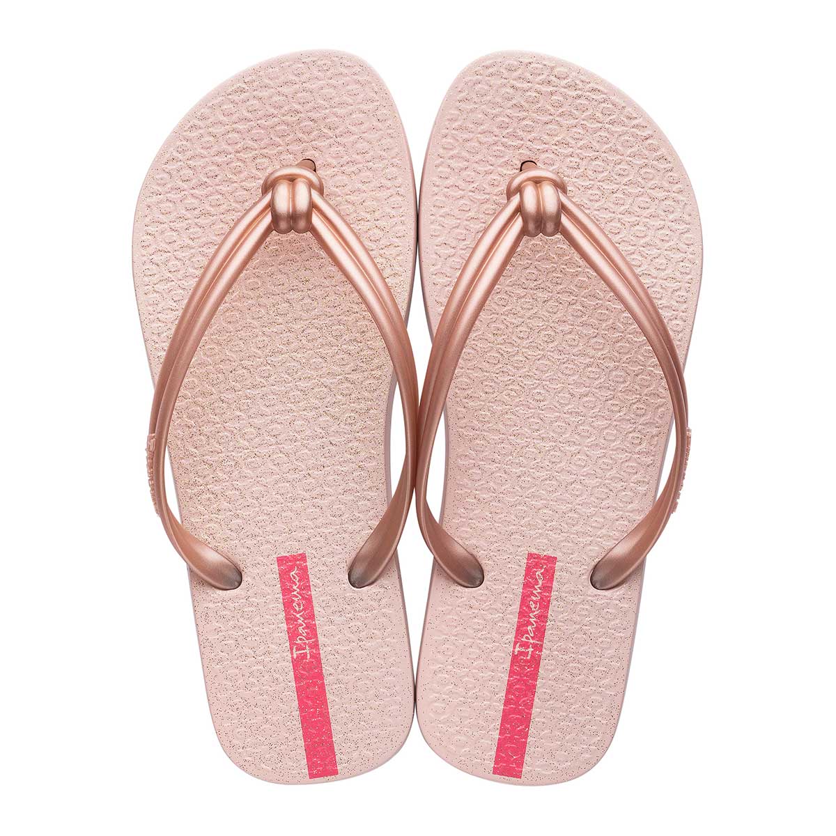 Chinelo Ipanema Feminino Elo Chic Rosa/Rosa Metalizado 37/38