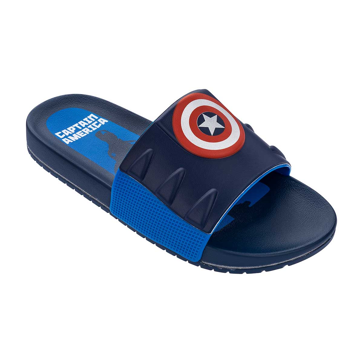 Chinelo Marvel Infantil Ultimato Slide Azul 26/27