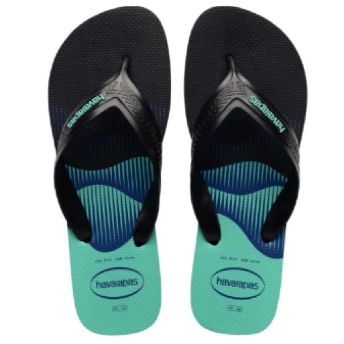 Chinelo Masculino Top Max  39 40 Havaianas Preto