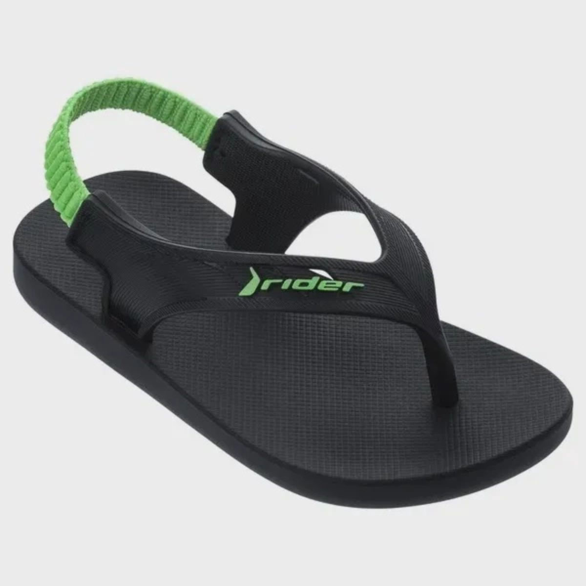 Chinelo Rider Infantil Street Baby Preto 17/18