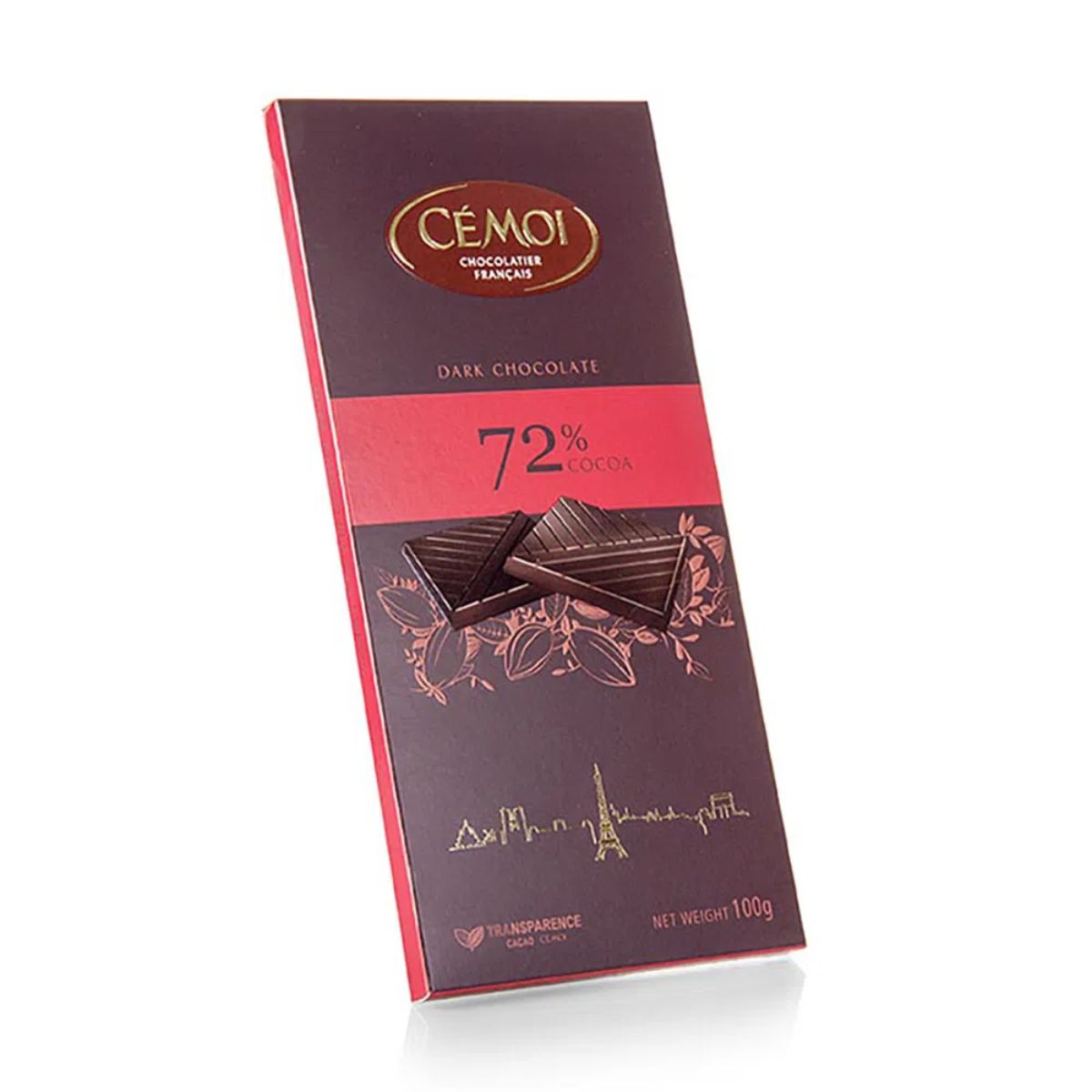 Chocolate 72% Cacau Cémoi 100 g