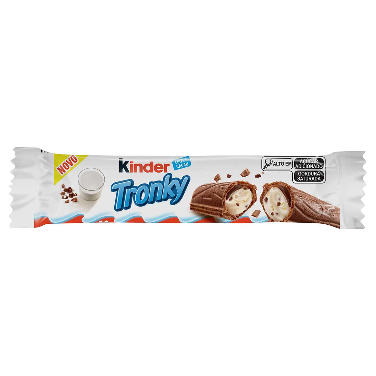 Chocolate ao leite Kinder Tronky 18g