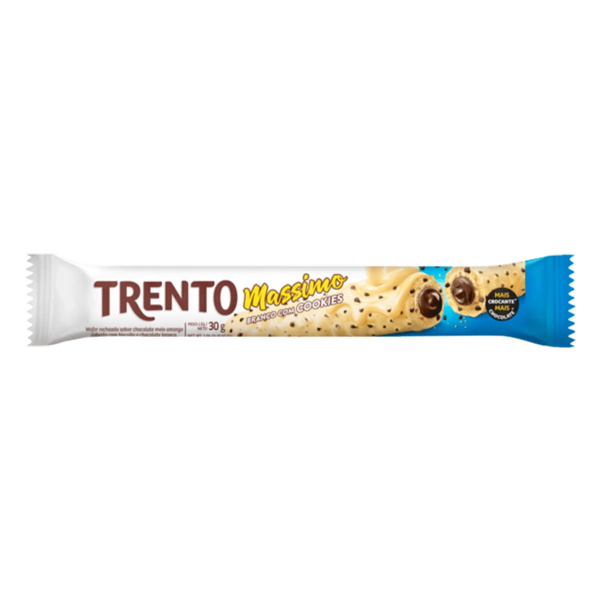 Chocolate Branco Trento Massimo com Cookies 30 g