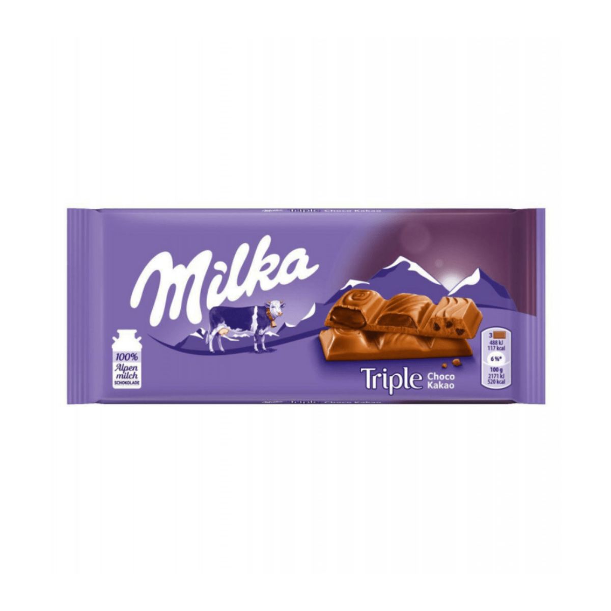 Chocolate Milka Triple Chocolate 90 g