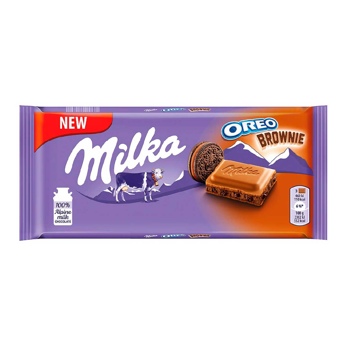 Chocolate Milka Oreo Brownie 100 g