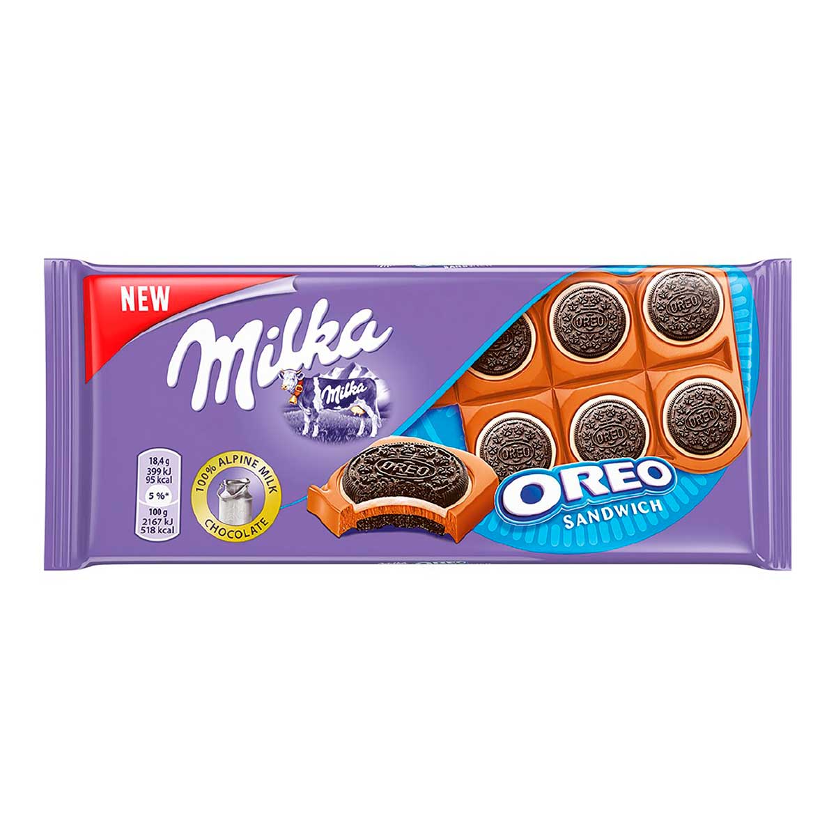 Chocolate Milka Oreo Sandwich 92 g