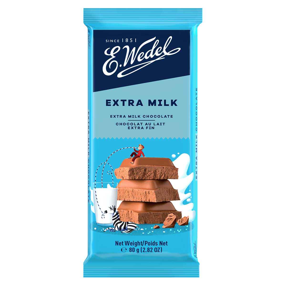 Chocolate Extra Leite Wedel 80g