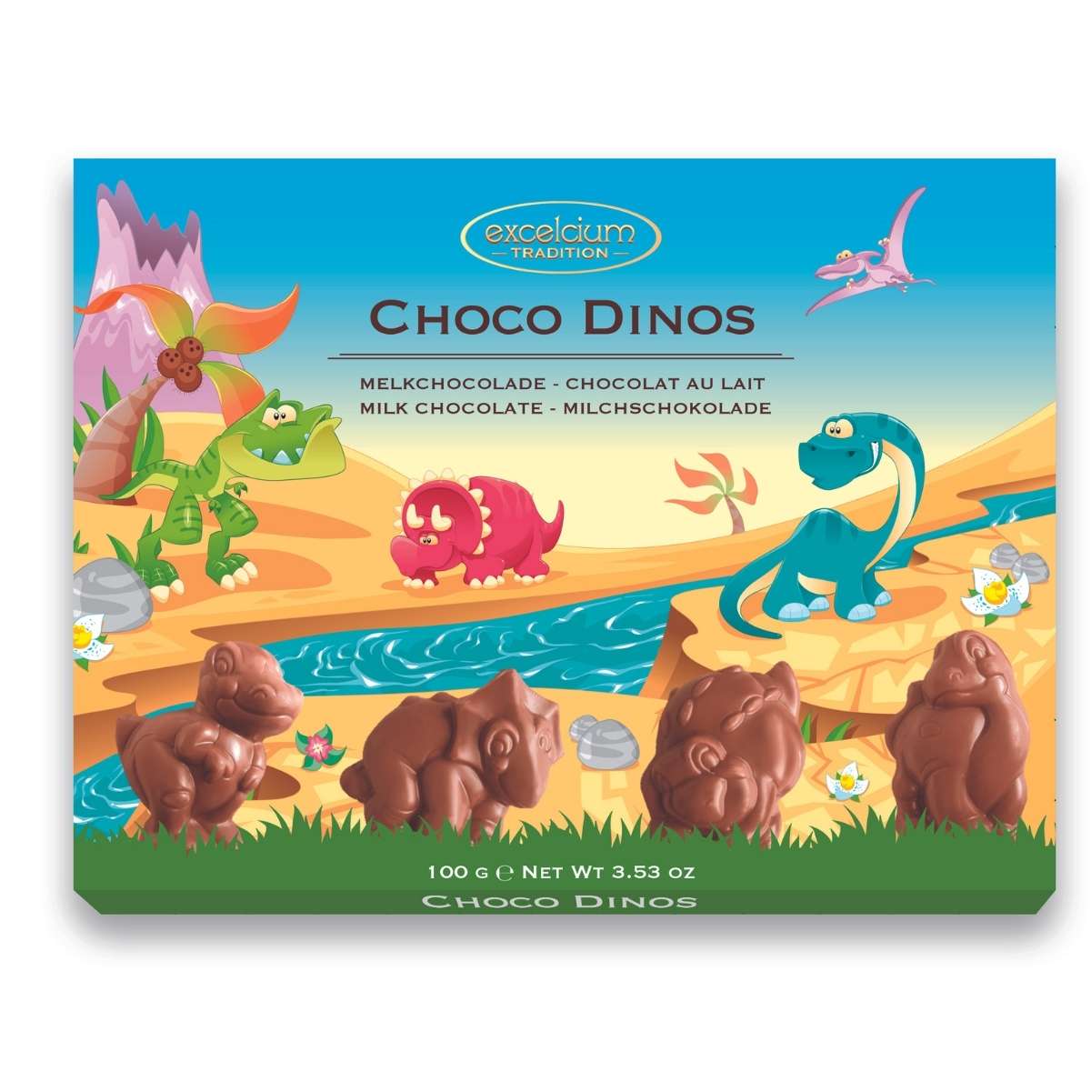 Chocolate ao Leite Choco Dinos Excelcium  100 g