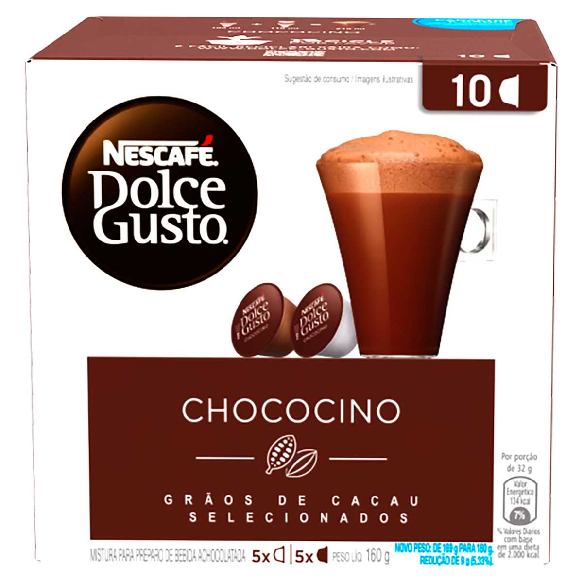 Chococino Nescafé Dolce Gusto 10 Cápsulas