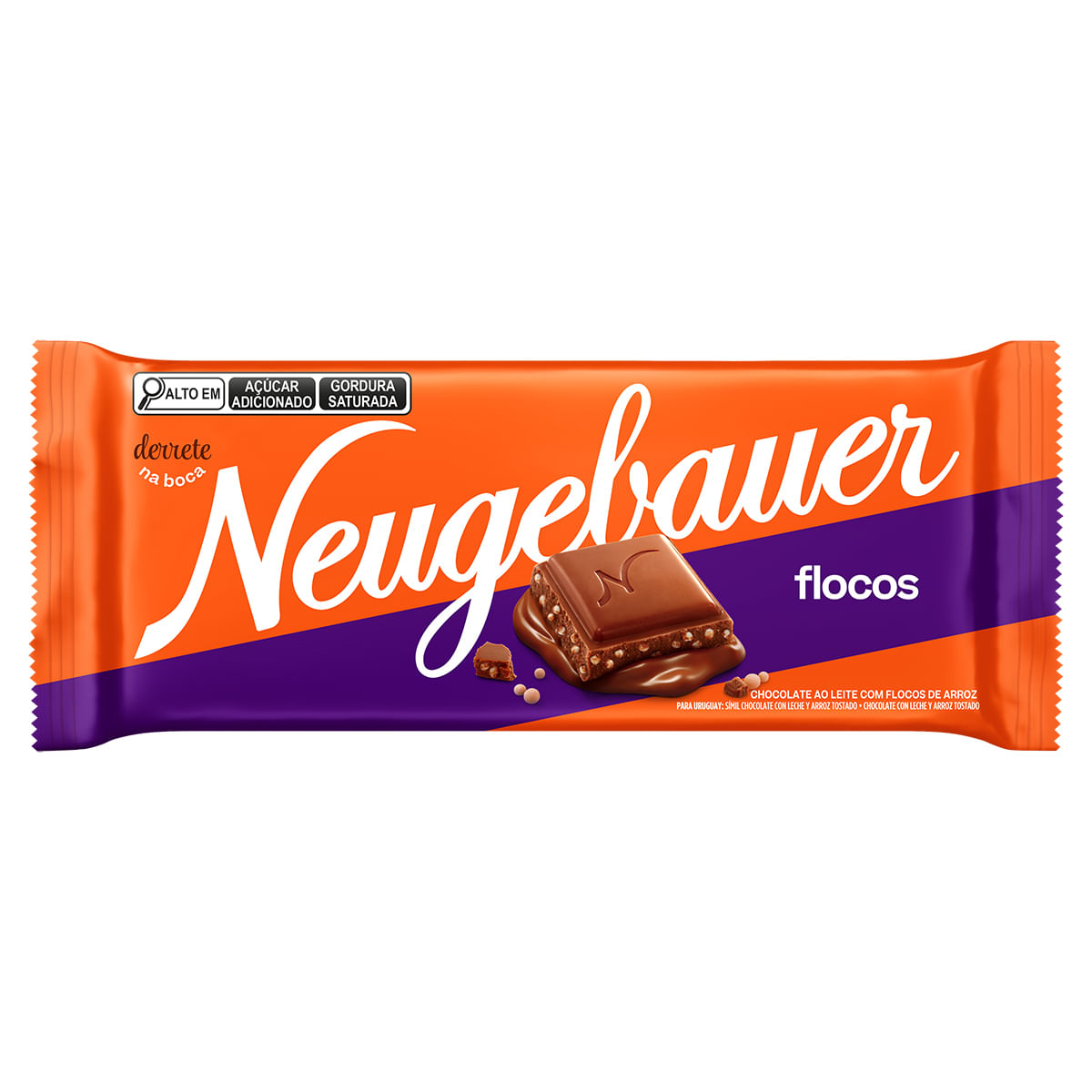 Chocolate ao Leite com Flocos de Arroz Neugebauer 80g