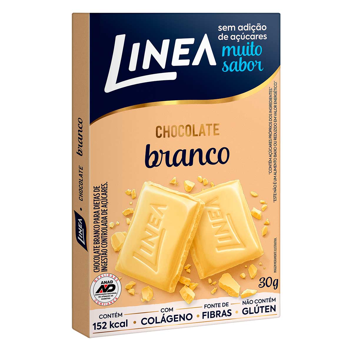 Chocolate Branco Linea 30g 15 Unidades