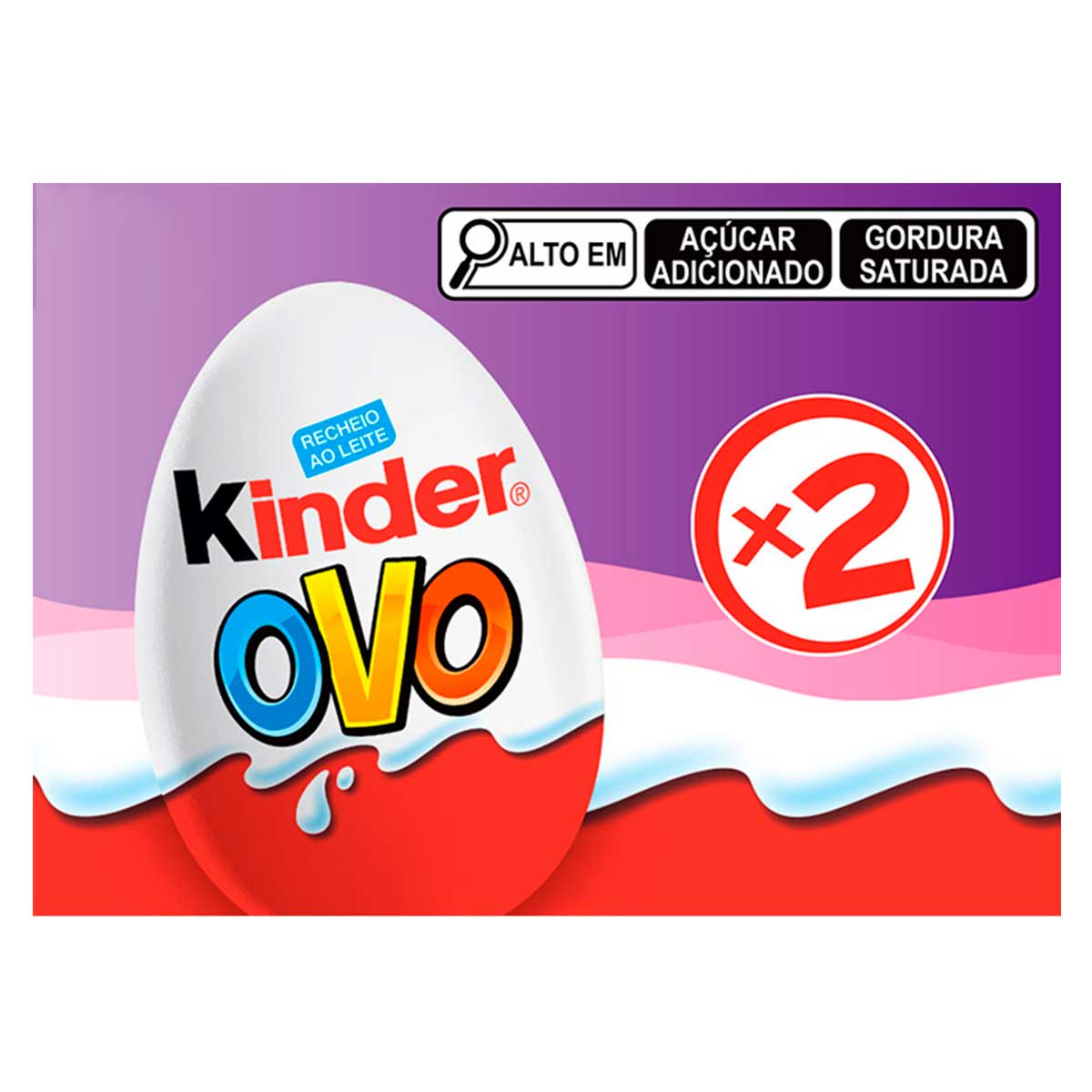 Chocolate Kinder Fantasy 40g Com 2 Unidades