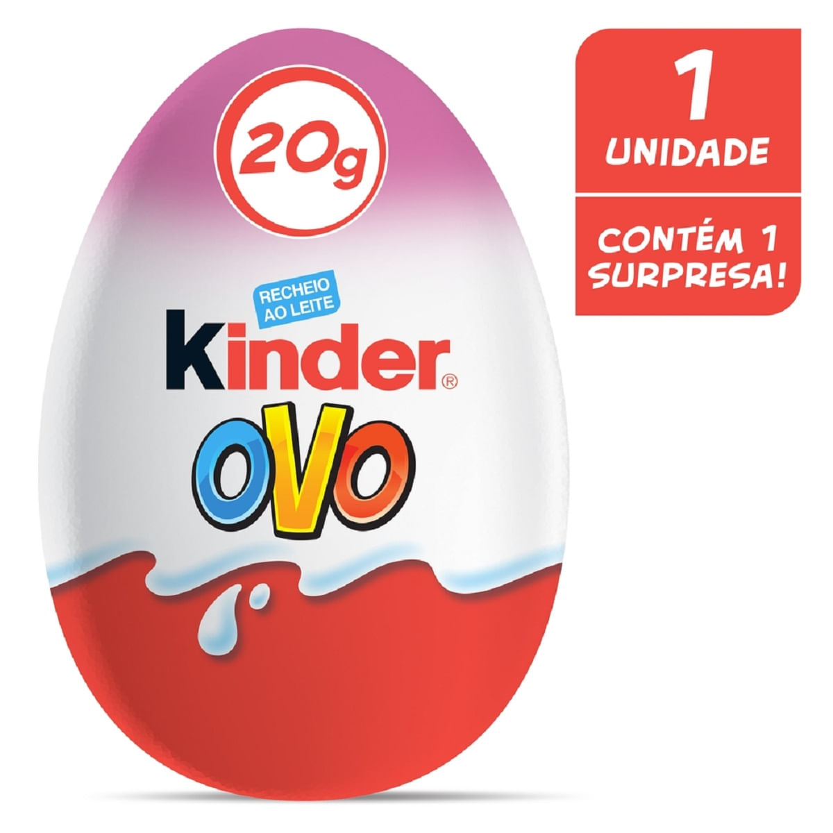 Chocolate Kinder Ovo Menina 20g