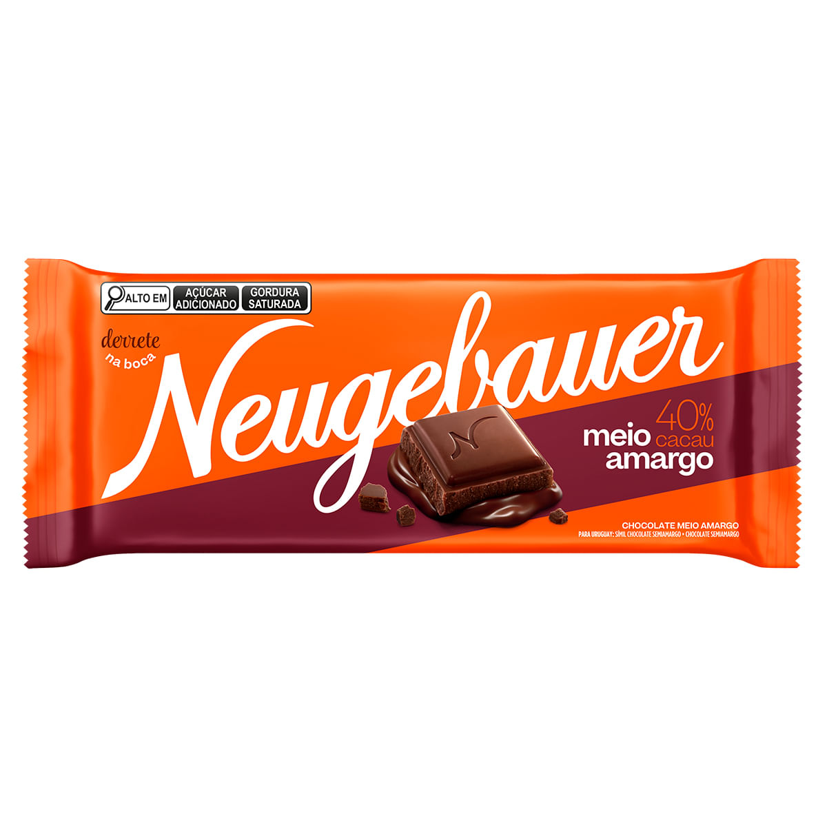 Chocolate Meio Amargo 40% Cacau Neugebauer 80g