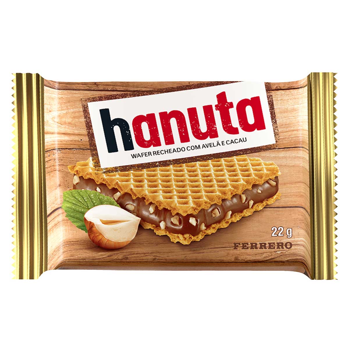 Chocolate Sabor Ferrero com Avelã Hanuta 22g