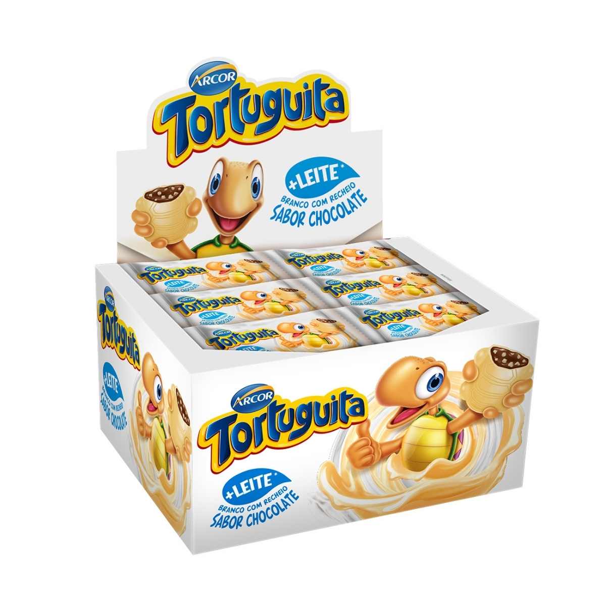 Chocolate Tortuguita Chocolate Branco Display 432 g