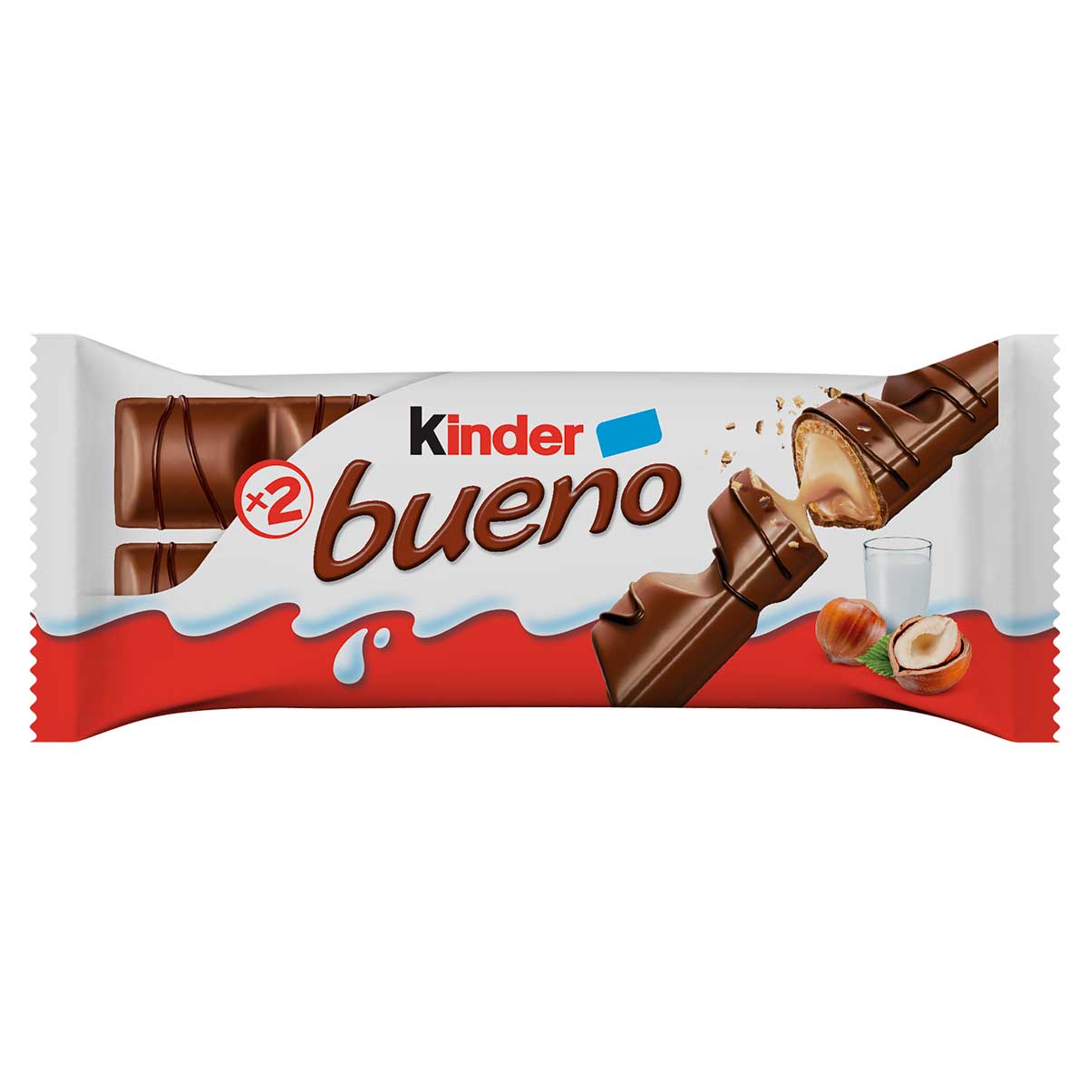 Chocolate Wafer Kinder Bueno 43g 2 Unidades