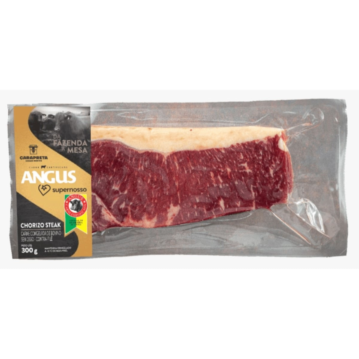 Chorizo Steak Angus Congelado Super Nosso 300 g