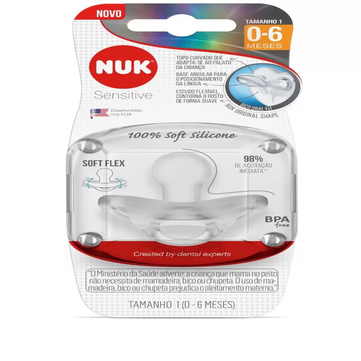 Chupeta Genius Nuk Silicone