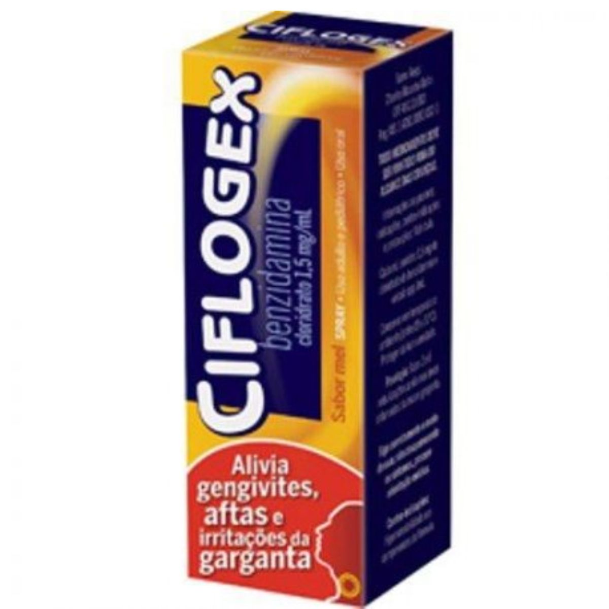 Spray Ciflogex Para Garganta Sabor Mel Com 30ml