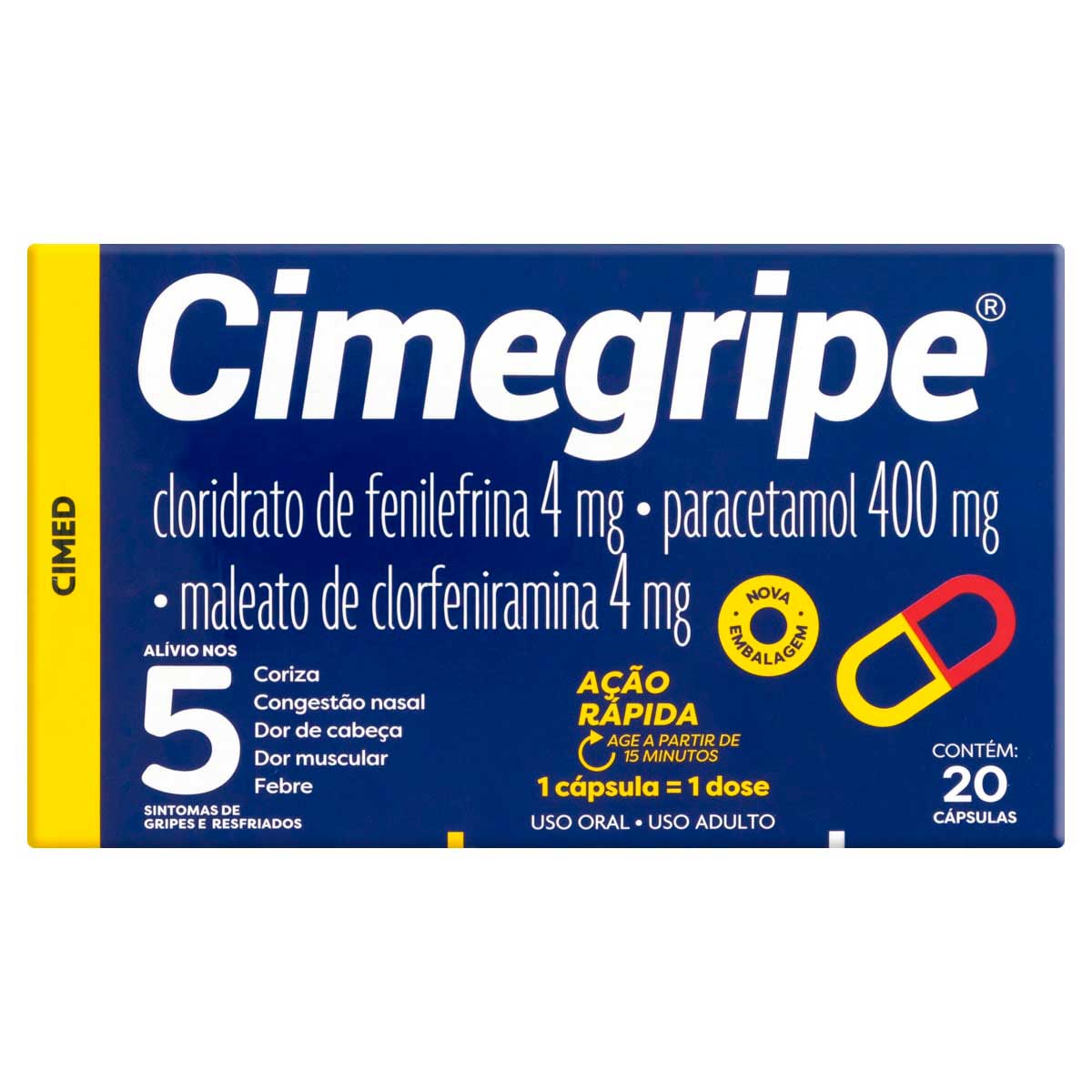 Cimegripe 400Mg 20Ca P