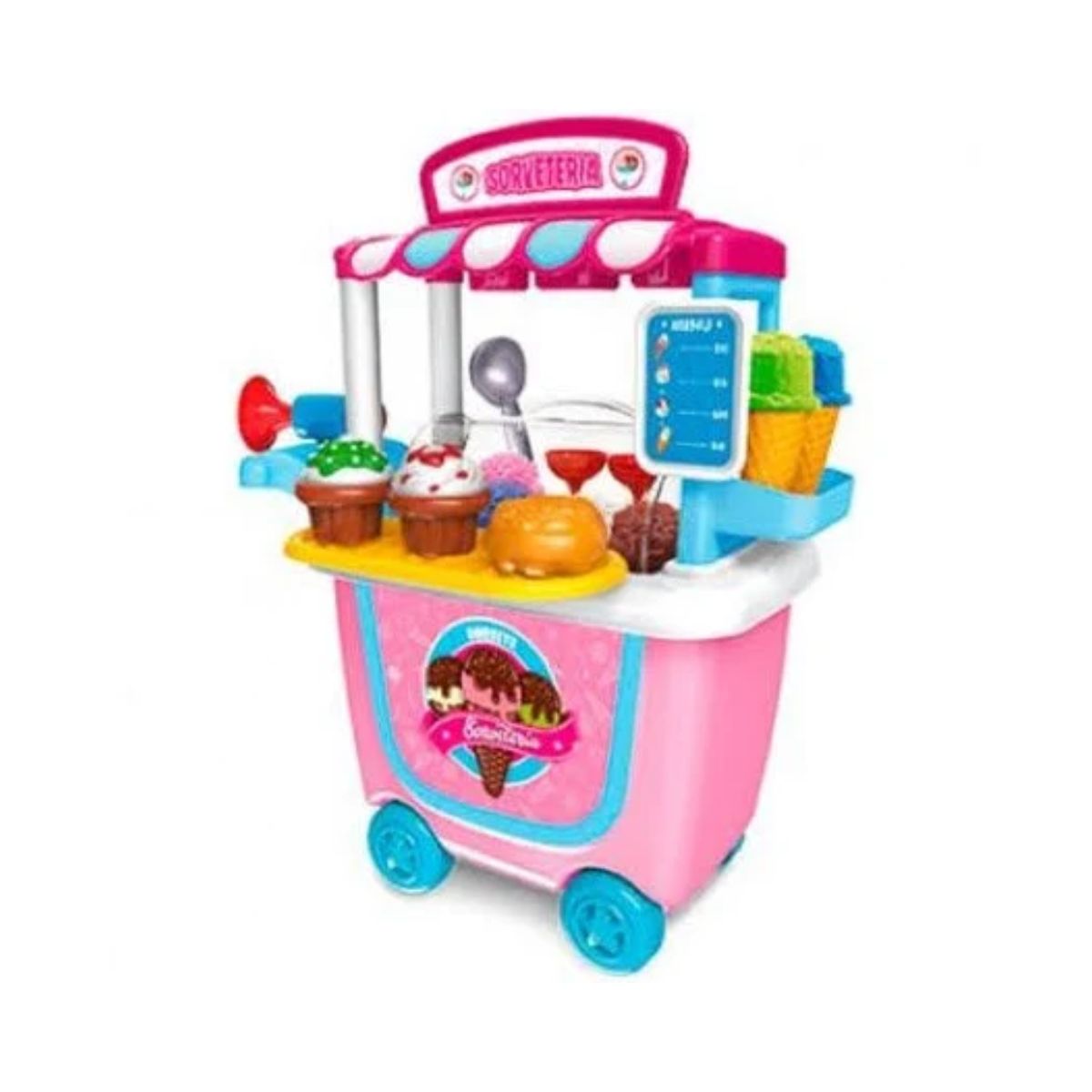 Conjunto Food Truck Sorvete de Brinquedo com 29 Peças Carrefour TY90622