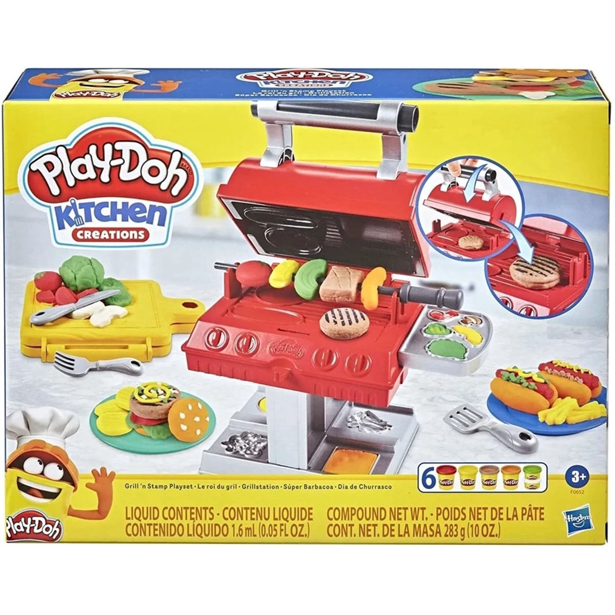 Conjunto Massinha Playdoh Dia de Churrasco Hasbro F0652