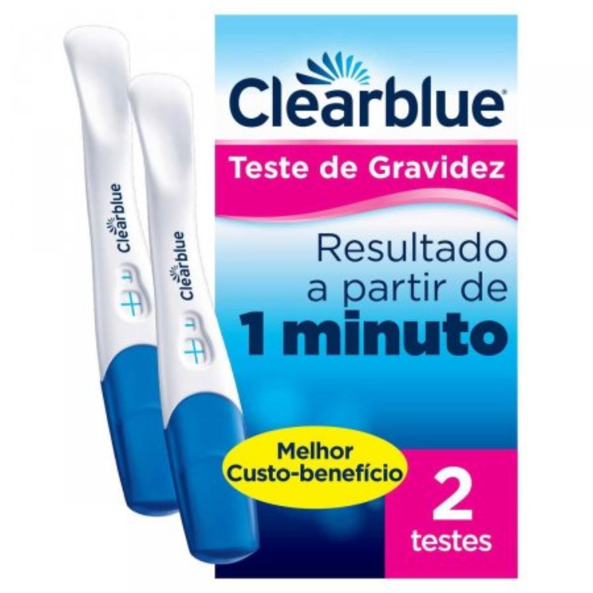 Teste de Gravidez ClearBlue Com 2 Unidades