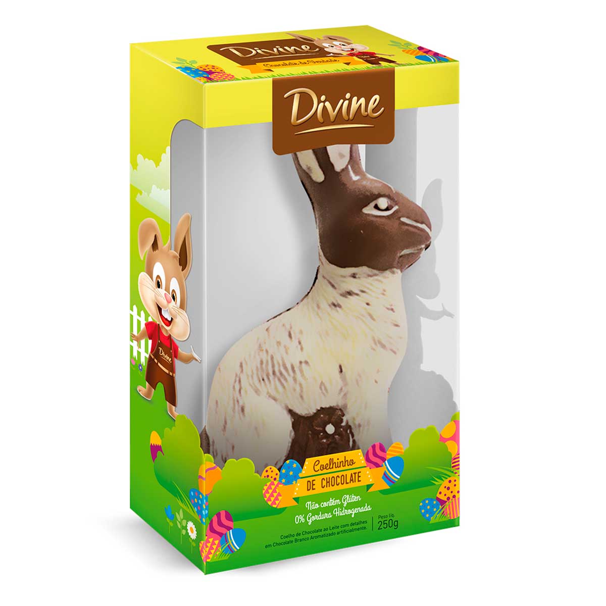 Coelho Chocolate ao Leite Divine 200 g