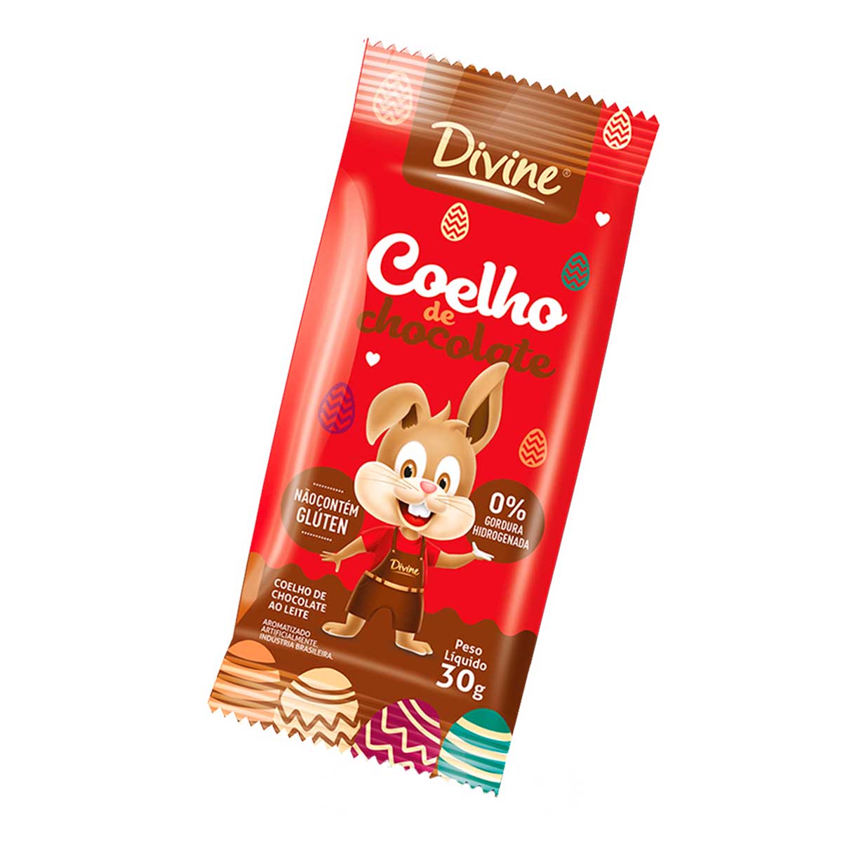 Coelho Chocolate ao Leite Divine 30 g