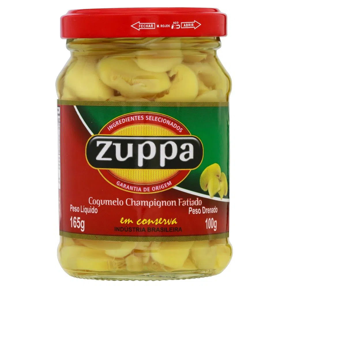 Cogumelo Champignon em Conserva Fatiado Zuppa Pote 100 g