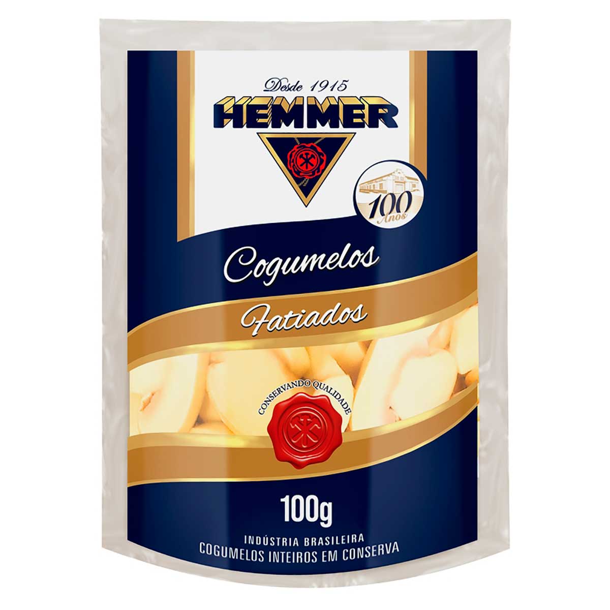 Cogumelo em Conserva Fatiado Hemmer 100g