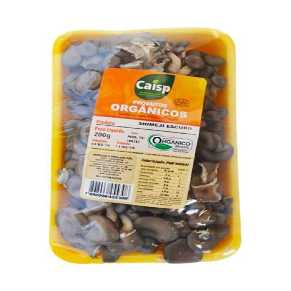 Cogumelo Shimeji Orgânico Caisp 200 g