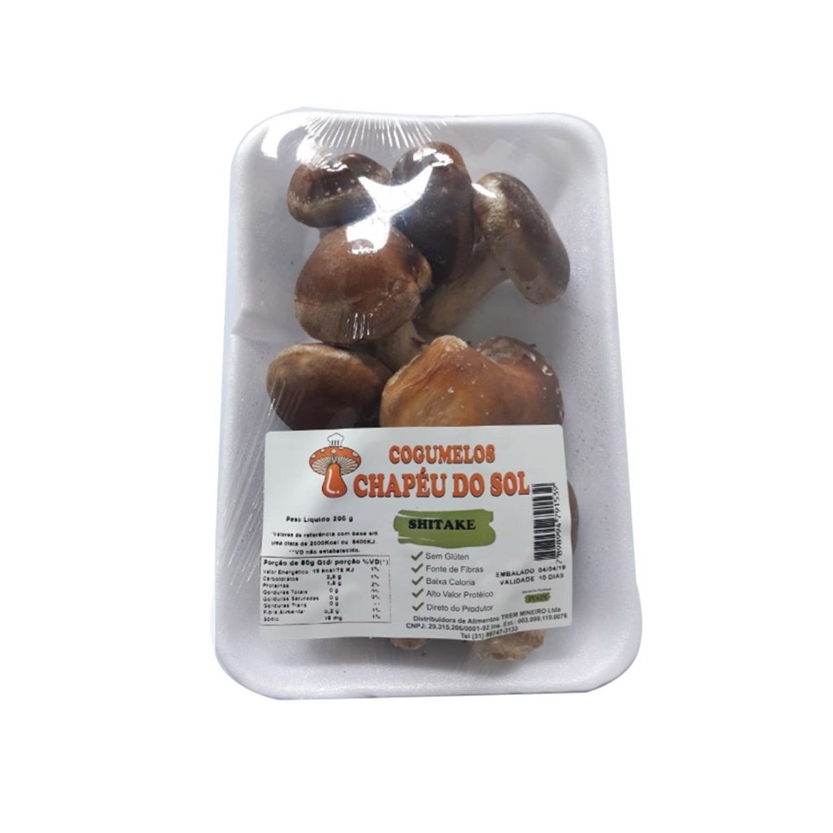 Cogumelo Shitake Chapéu do Sol 200 g