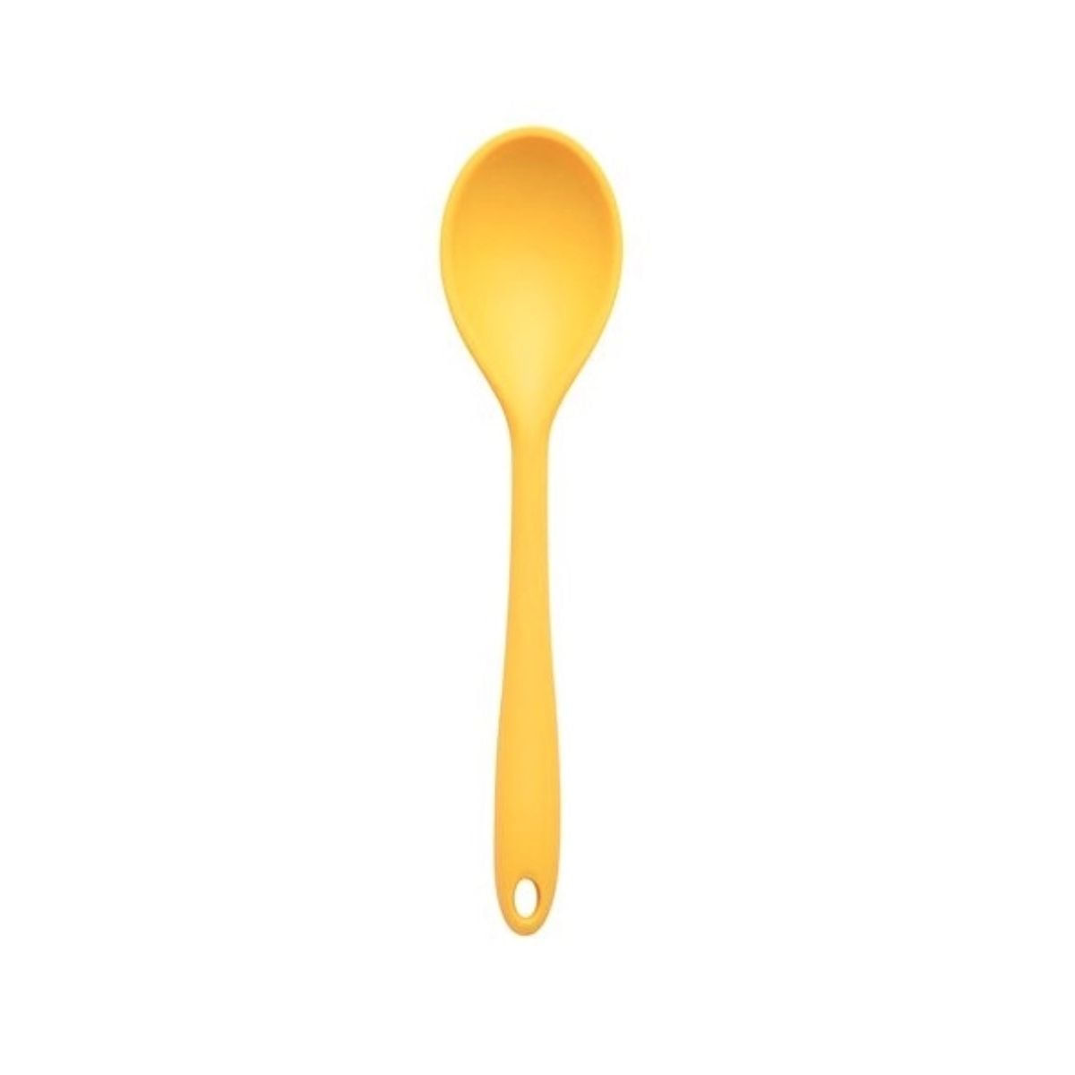 Colher de Silicone Oikos Amarelo 27 cm