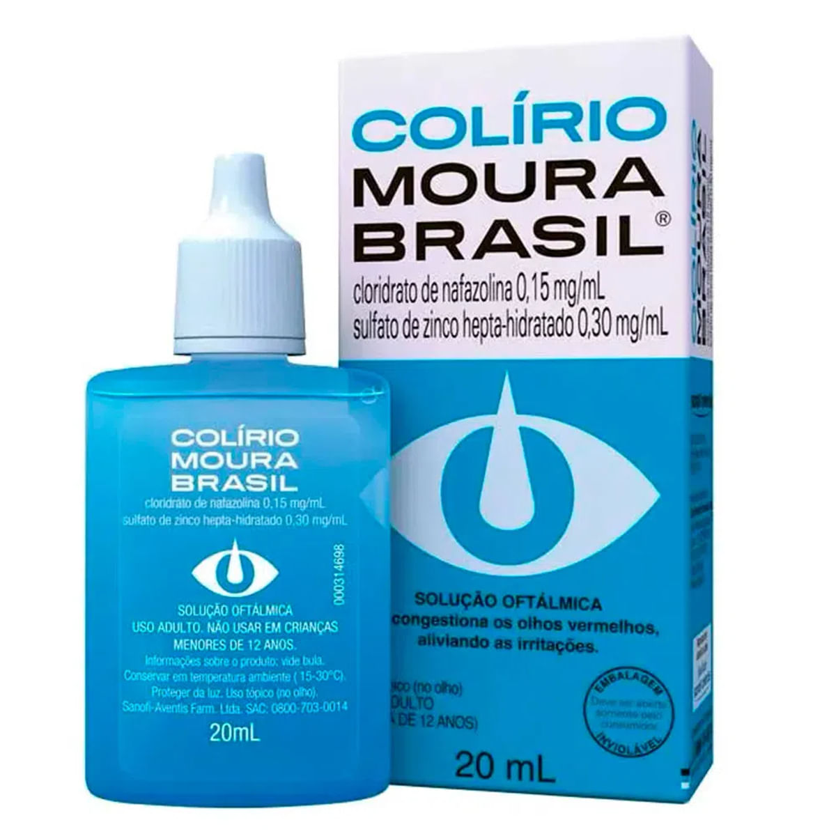 Colírio Moura Brasil Sol Oft 20 Ml