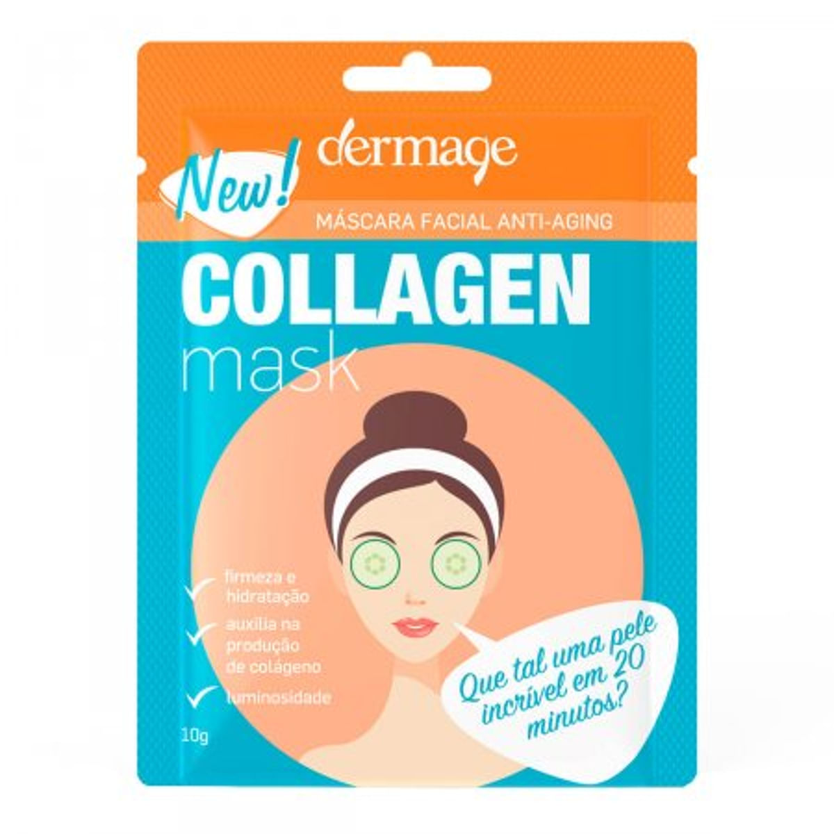 Máscara Facial Collagenn Mask Dermage 10 g